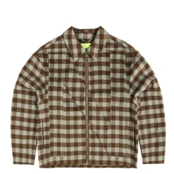 New Amsterdam Surf Association Wool Check Overshirt