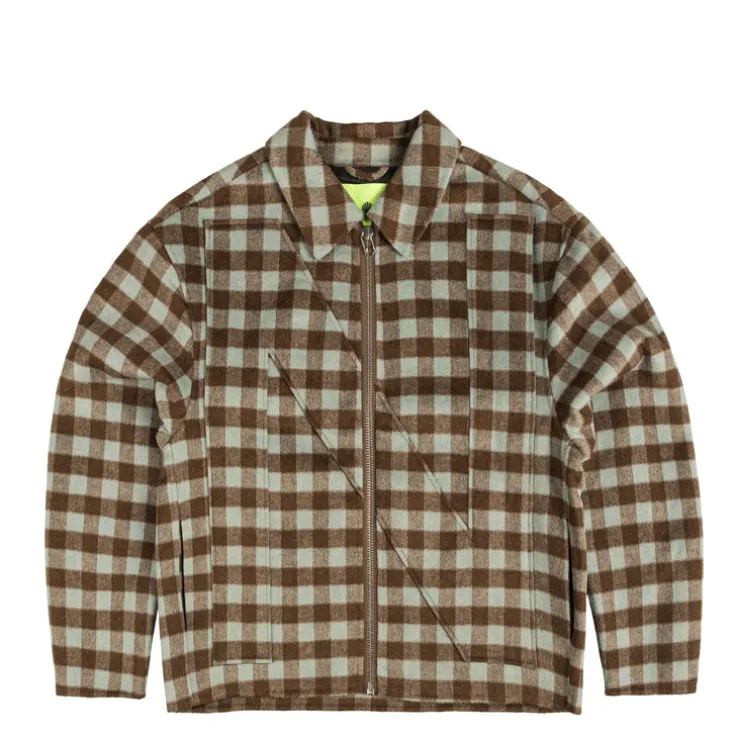 New Amsterdam Surf Association Wool Check Overshirt