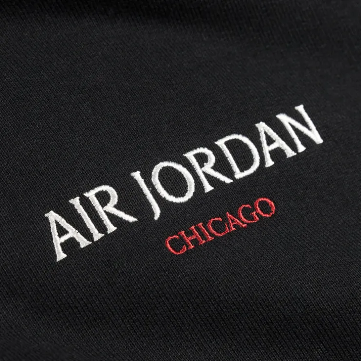 Nike Air Jordan Wordmark Chicago Fleece-Hoodie