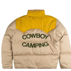 PAL Sporting Goods Cowboy Camping Down Leather Yoke Sherling Coat