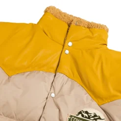 PAL Sporting Goods Cowboy Camping Down Leather Yoke Sherling Coat