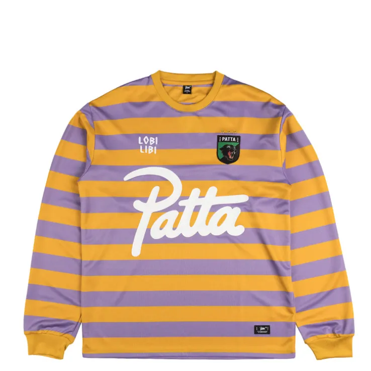 Patta Striped Longsleeve Football Jersey