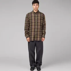 Polo Ralph Lauren Custom Fit Plaid Brushed Flannel Shirt
