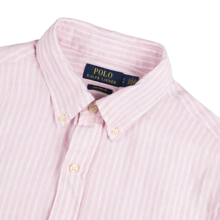 Polo Ralph Lauren Custom Fit Striped Linen Shirt