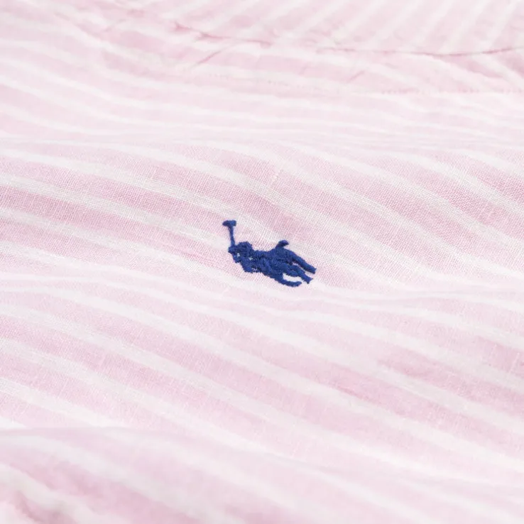 Polo Ralph Lauren Custom Fit Striped Linen Shirt