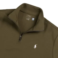 Polo Ralph Lauren Double-Knit Quarter-Zip Pullover