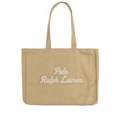 Polo Ralph Lauren Embroidered Canvas Tote Bag