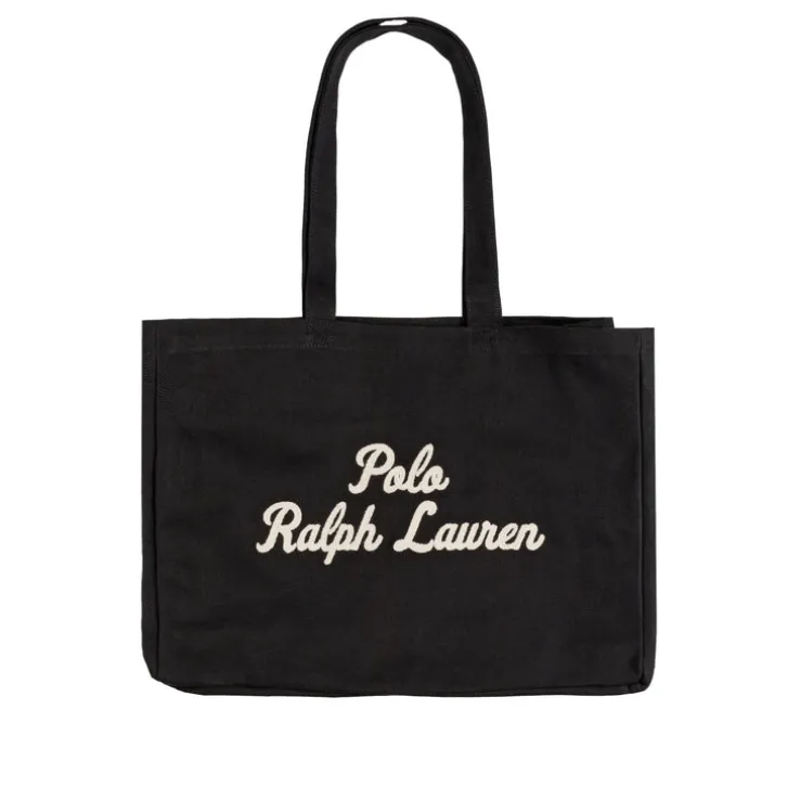 Polo Ralph Lauren Embroidered Canvas Tote Bag