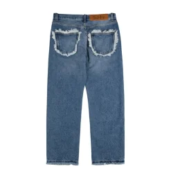Sefr Frayed Cut Jeans