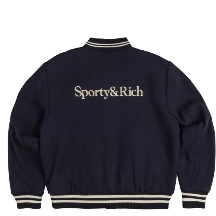 Sporty & Rich x '47 & The New York Yankees Serif Varsity Jacket