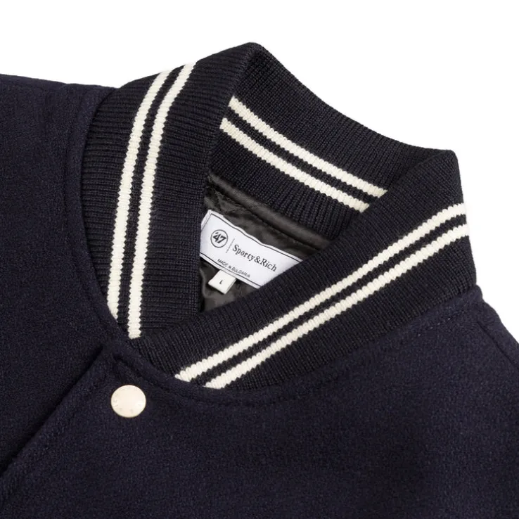 Sporty & Rich x '47 & The New York Yankees Serif Varsity Jacket