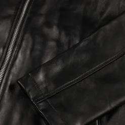 Sunflower Short Leather Jacket